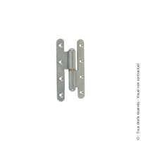 Paumelle renforcée zingué blanc