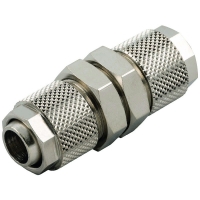 Raccord à compression traversé de cloison 1050